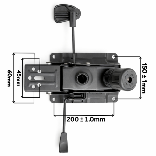 Synchro Tilt Mechanism with Slider